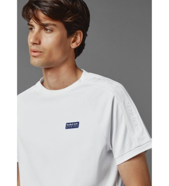 Red Bull Racing x Pepe Jeans Interlock t-shirt med raglanrmer, hvid