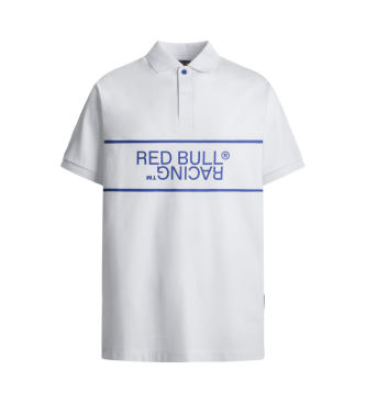 Red Bull Racing x Pepe Jeans Wit poloshirt met logoprint 