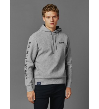 Red Bull Racing x Pepe Jeans Graues Unisex-Kapuzensweatshirt 