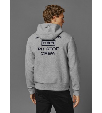 Red Bull Racing x Pepe Jeans Unisex grijs sweatshirt met capuchon 