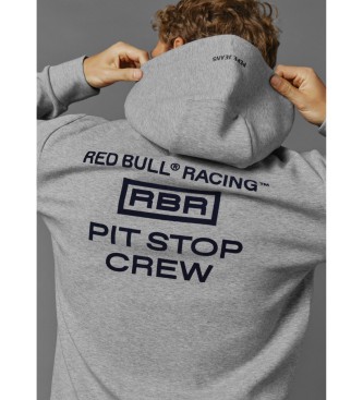 Red Bull Racing x Pepe Jeans Unisex grijs sweatshirt met capuchon 