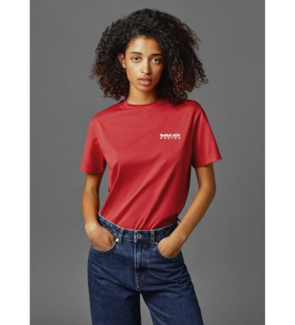 Red Bull Racing x Pepe Jeans Uniseks T-shirt met rode opdruk