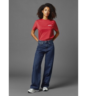 Red Bull Racing x Pepe Jeans Uniseks T-shirt met rode opdruk