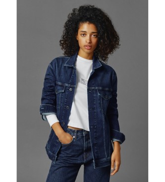 Red Bull Racing x Pepe Jeans Giacca in denim unisex blu dalla vestibilit regolare