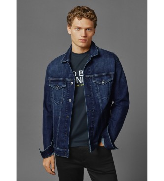 Red Bull Racing x Pepe Jeans Denim jack unisex fit regular fit blauw