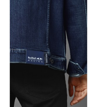 Red Bull Racing x Pepe Jeans Giacca in denim unisex blu dalla vestibilit regolare