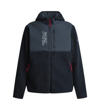 Red Bull Racing x Pepe Jeans Rbr Sherpa Fleece Hybrid Jacke navy