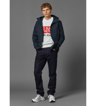 Red Bull Racing x Pepe Jeans Jeans straight fit en regular rise blauw