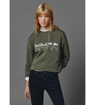 Red Bull Racing x Pepe Jeans Unisex grnes Sweatshirt mit Rundhalsausschnitt