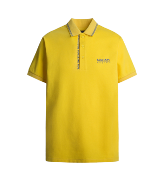 Red Bull Racing x Pepe Jeans Polo con logo giallo con riga Rbr