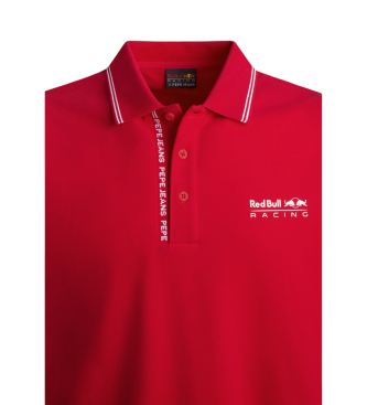 Red Bull Racing x Pepe Jeans Polo Rbr Tipped Logo vermelho
