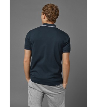 Red Bull Racing x Pepe Jeans Marine stretch geweven piqu polo