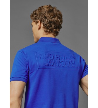 Red Bull Racing x Pepe Jeans Polo interlock logo in relif blauw