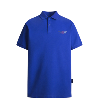 Red Bull Racing x Pepe Jeans Polo-Interlock-Logo mit Prgung blau