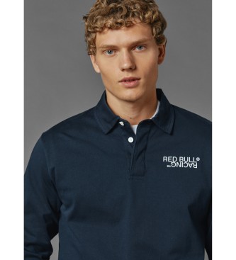 Red Bull Racing x Pepe Jeans Langrmet navy rugby-poloshirt