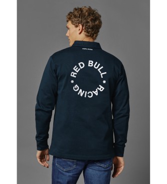 Red Bull Racing x Pepe Jeans Polo da rugby blu scuro a maniche lunghe