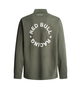 Red Bull Racing x Pepe Jeans Polo rugby manga larga verde  