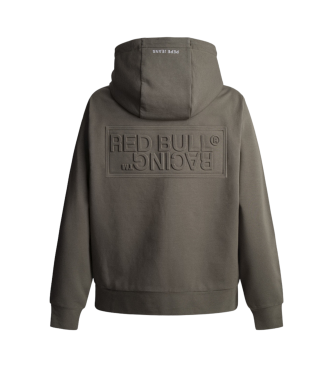 Red Bull Racing x Pepe Jeans Unisex-Sweatshirt mit grnem Reiverschluss