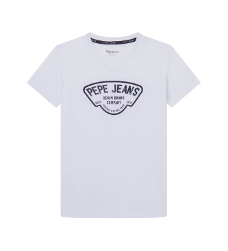 Pepe Jeans T-shirt Regen blanc