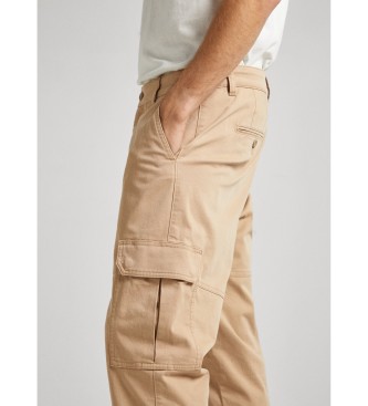 Pepe Jeans Regular Cargo-bukser beige