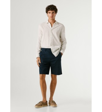 Pepe Jeans Pantaloncini chino classici blu navy