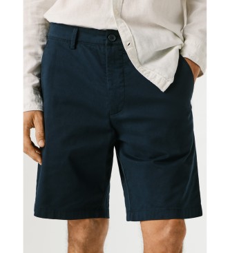 Pepe Jeans Pantaloncini chino classici blu navy