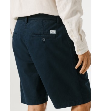 Pepe Jeans Pantaloncini chino classici blu navy