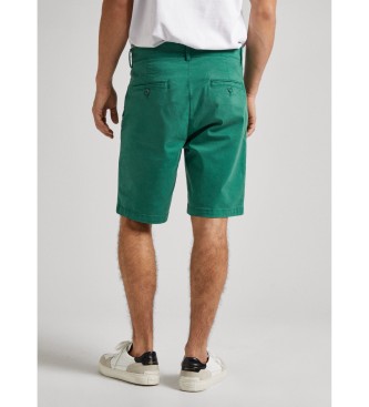 Pepe Jeans Bermuda shorts Regular Chino groen