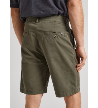 Pepe Jeans Bermuda shorts Regular Chino groen