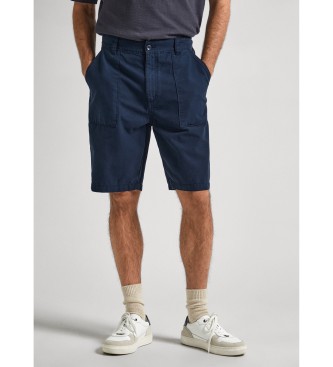 Pepe Jeans Bermuda kratke hlače regular fatigue navy