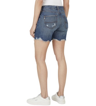 Pepe Jeans Short Regular Distressed bleu