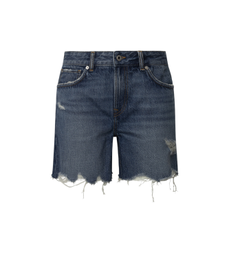 Pepe Jeans Short Regular Distressed bleu