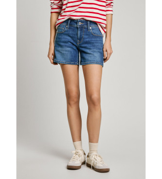 Pepe Jeans Short Regular Siouxie niebieski