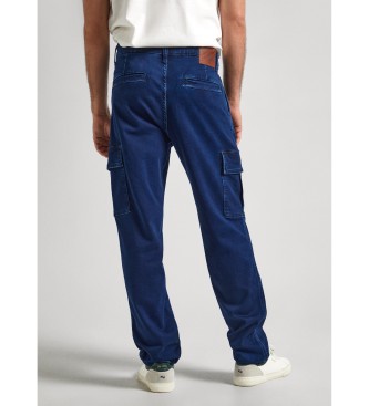 Pepe Jeans Džins hlače Relaxed Cargo navy