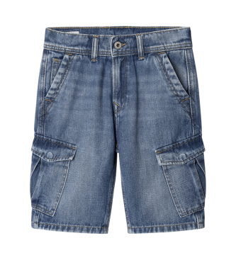 Pepe Jeans Cargo kratke hlače Sproščena modra