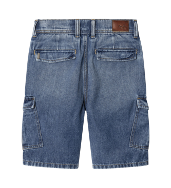 Pepe Jeans Cargo kratke hlače Sproščena modra