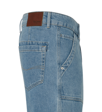 Pepe Jeans Kavbojke Relaxed Utility blue