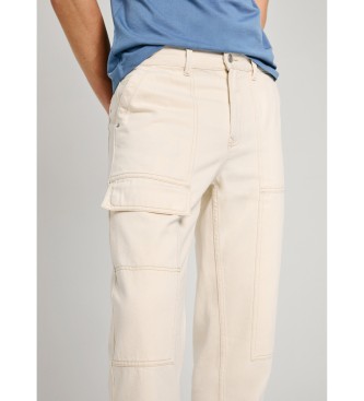 Pepe Jeans Jeans Relaxed Utility Colour white