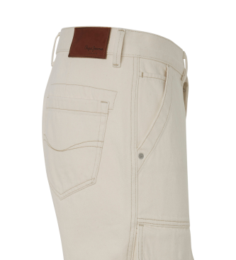 Pepe Jeans Jeans Relaxed Utility Colour white