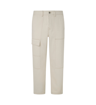 Pepe Jeans Jeans Relaxed Utility Colour white