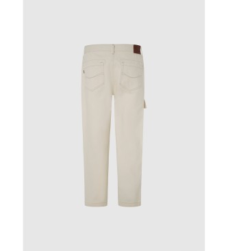 Pepe Jeans Jeans Relaxed Utility Colour white