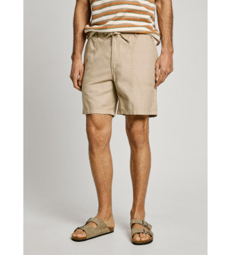 Pepe Jeans Bermuda Relaxed bege