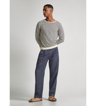 Pepe Jeans Spodnie Chino Fit Relaxed w kolorze szarym