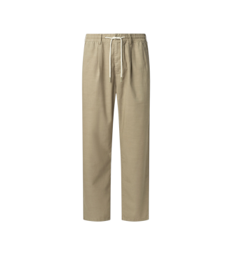 Pepe Jeans Calça Regular Chino bege