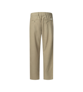 Pepe Jeans Calça Regular Chino bege