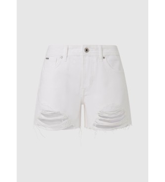Pepe Jeans Sproščene kratke hlače Mw white