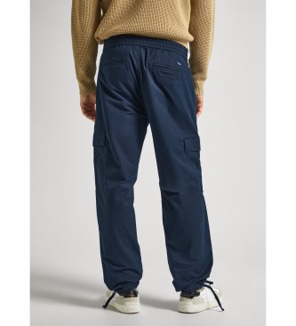 Pepe Jeans Relaxed Straight Cargo Byxor marinbl