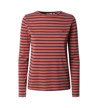 Pepe Jeans Maglietta a maniche lunghe Riley rossa