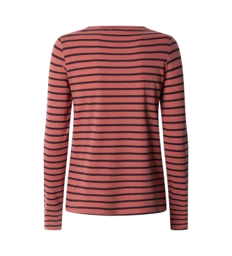 Pepe Jeans Maglietta a maniche lunghe Riley rossa