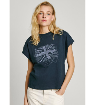 Pepe Jeans Maglietta blu navy Rolene